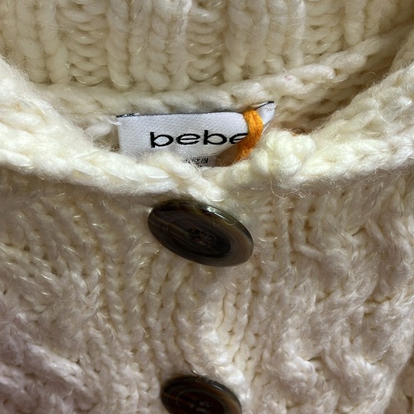 Bebe Button- Up Cardigan Sweater - Picture 2 of 2